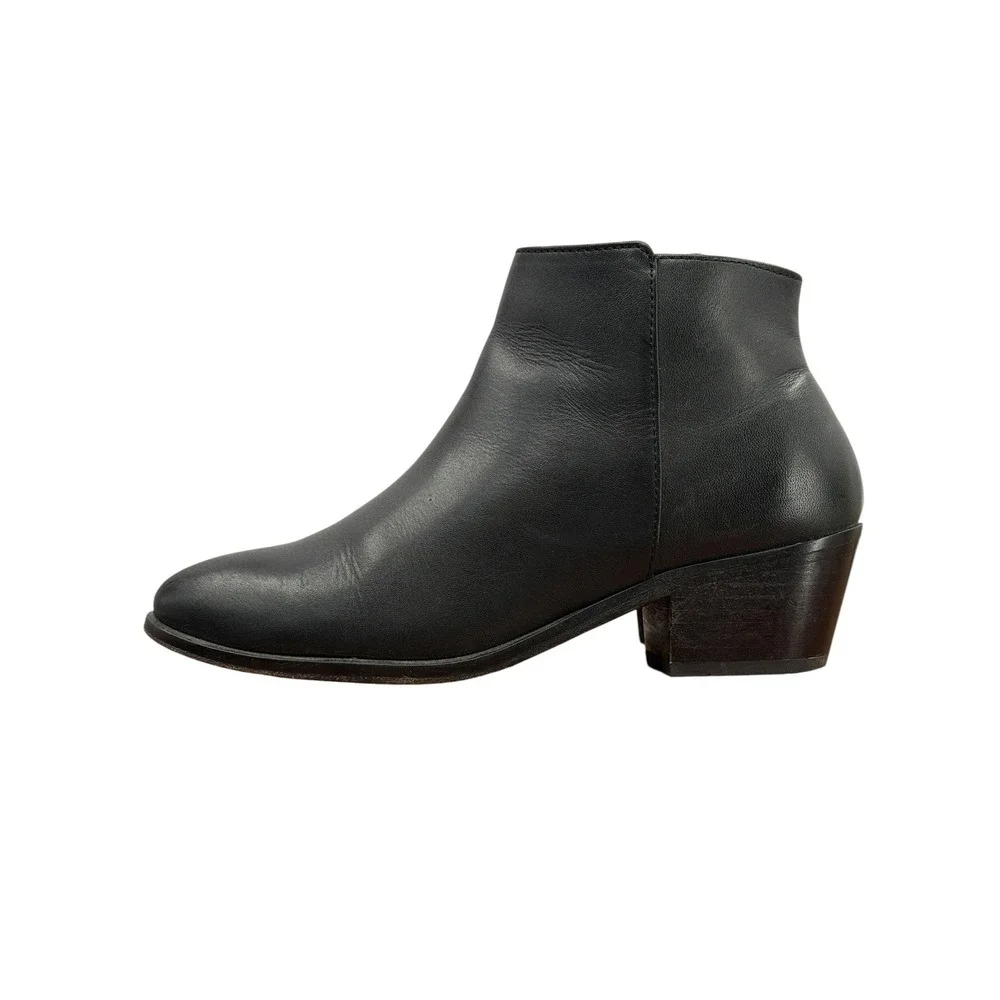 Thursday Boot Co Everyday Ankle Boot Women SZ 6.5 Black Office Modern Leather